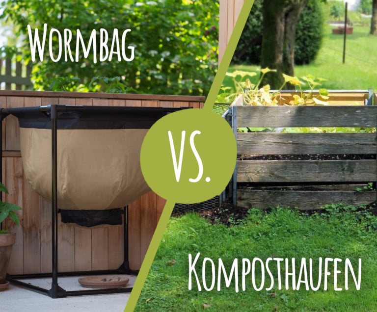 WormBag vs. Komposthaufen
